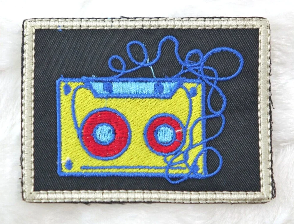 Embroidery Patch Cassette Tape Adorable Cute Patch IRON-ON (3